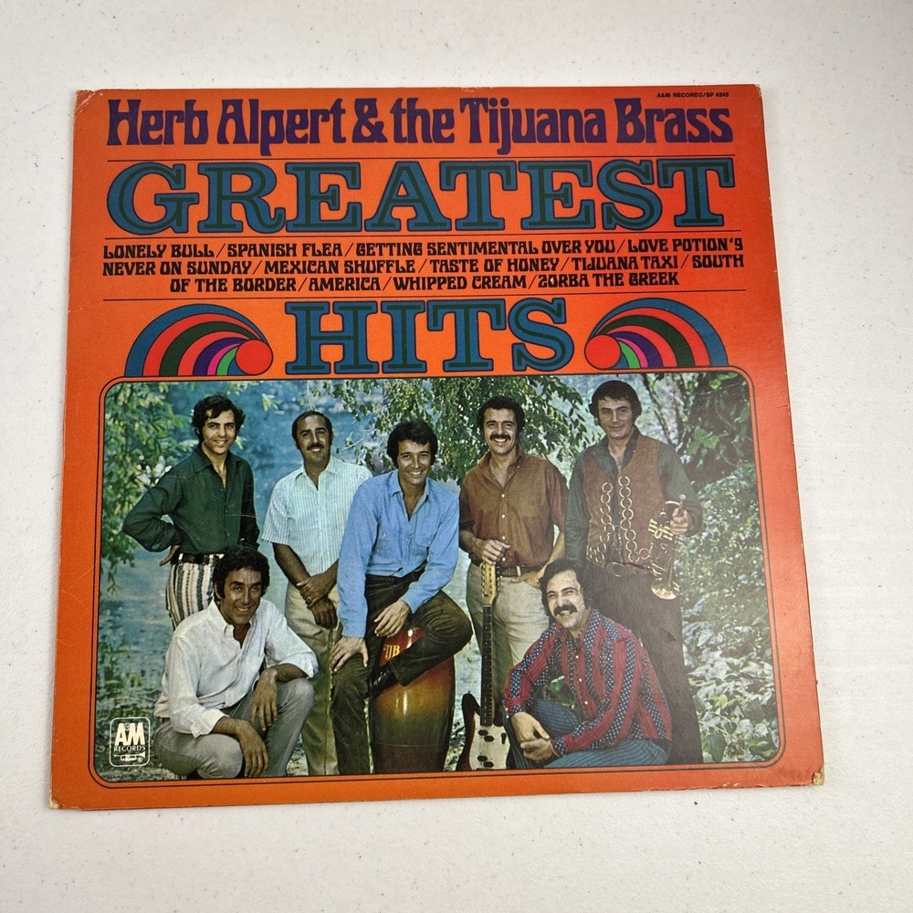 Herb Alpert & the Tijuana Brass Greatest Hits LP A&M Vinyl Easy Listening 12"